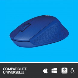 Souris sans fil bleue M330 910-004910 Logitech